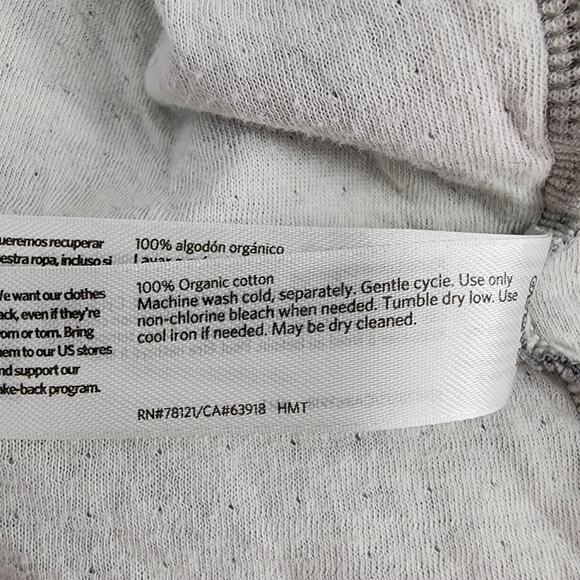 Eileen Fisher Women Organic Cotton Shawl High Collar Jacket Gray Moon Size Small - Picture 3 of 4
